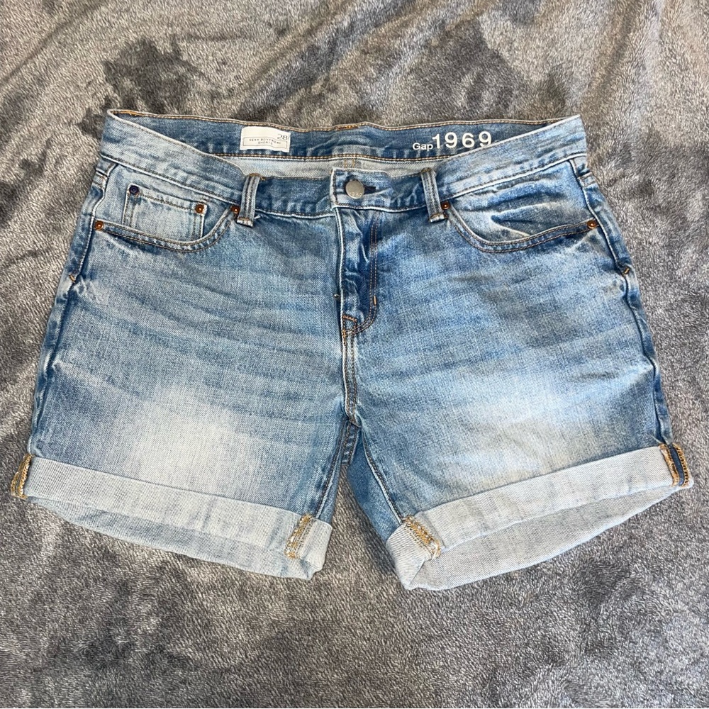 GAP Women's Light Blue Jean Shorts